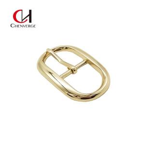 Quality Brass Oval Center Bar Belt Buckles Thickness 5mm Anti Erosion wholesale