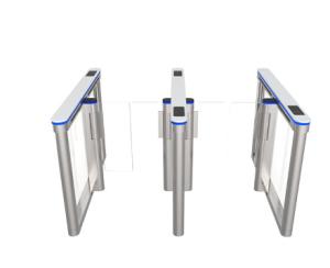 Quality 600mm Temperature Detection Swing Barrier Gate Turnstile With Face Recognition wholesale