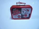 Colorful Cartoon Metal Tin Lunch Box , 112 x 82 x 25mm Tin Storage Container
