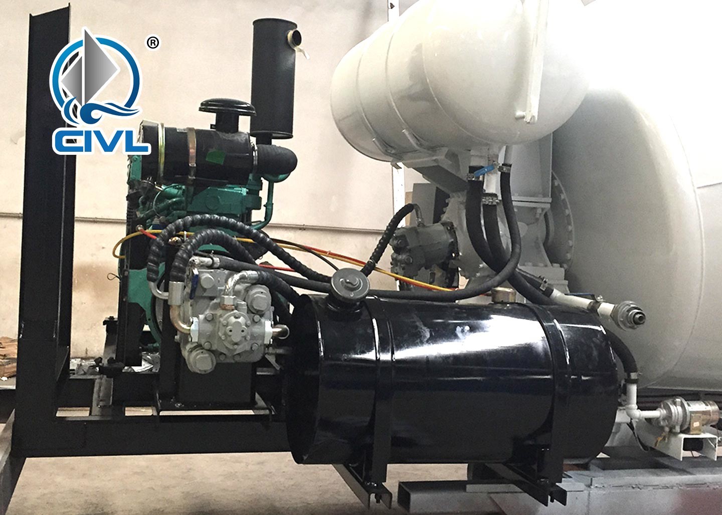 HOWO 336HP 6x4 8cbm Concrete Mixing Equipment With ABS