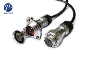 Quality Vehicle Rear View Camera Cable For 3 Channel Kits with 7 Pin Electrical Socket wholesale