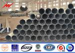 69kv Steel Utility Poles , Hot Dip Galvanized Power Distribution Pole