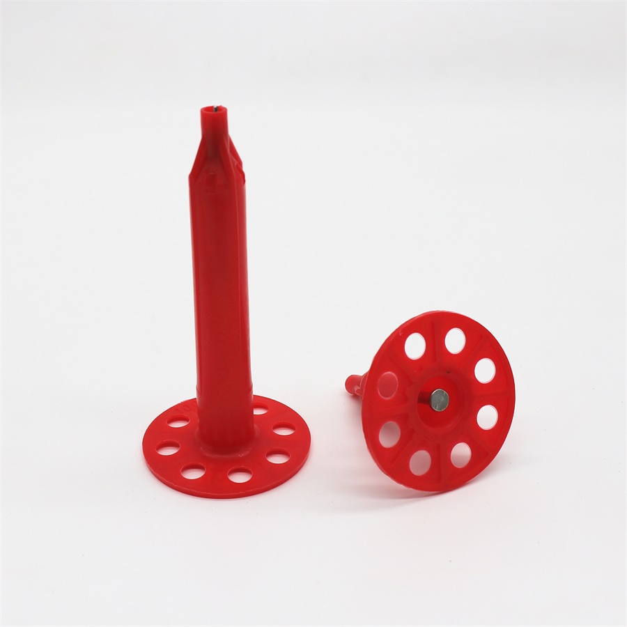 Thermal Foam Insulation Fasteners Hdpe Pe Rigid Insulation Anchors 50mm Diameter