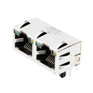 Quality LPJE201-0AHNL Tab UP Green/Yellow LED 1X2 Port RJ45 Jack Without Integrated Magnetics wholesale