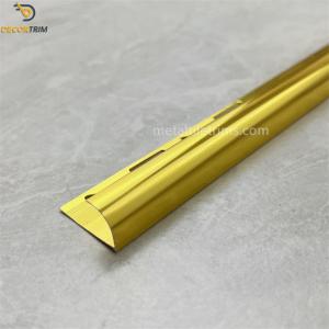 Quality Aluminum Border Tile Trim Decorative Metal Trim Strip YJ-035 Tile Molding wholesale