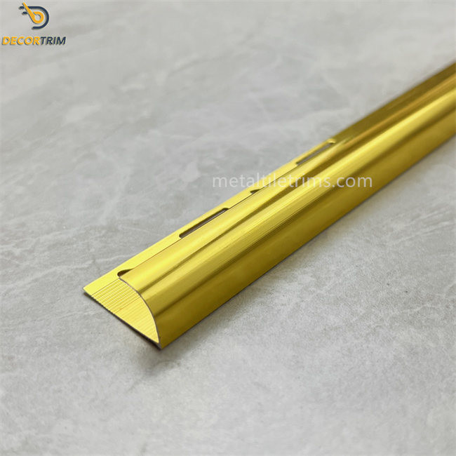 Aluminum Border Tile Trim Decorative Metal Trim Strip YJ-035 Tile Molding