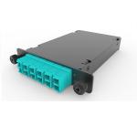 Data Center Rack 1u Fiber Enclosure , High Density MPO LC 96 Ports Fiber Optic