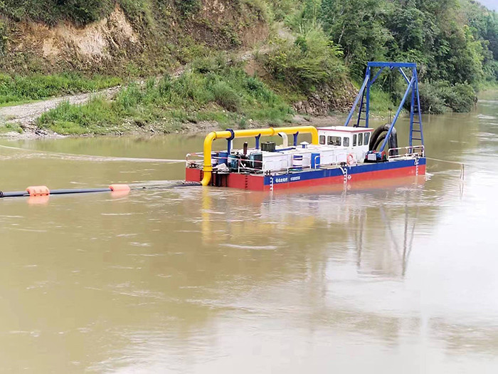 The Output of A 14 Inch Model Jet Suction Dredger is 300 Cubic Meters Per Hour