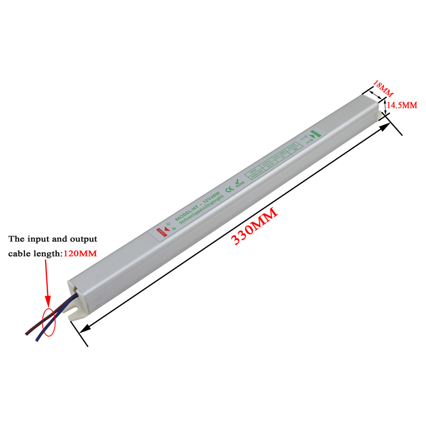 24v 48w New Slim power supply IP20 LED transformer Adapter for LED Light