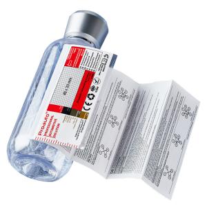 Quality Transparent PMS Freeze Resistant Custom Clear Cosmetic Bottle Labels wholesale