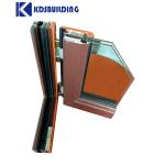 KDSBuilding American style aluminium clad wood window top sales wangli casement