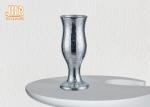 Decorative Indoor Small Fiberglass Planters Table Vases Silver Mirror Mosaic