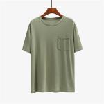 Sublimation White Pink Cotton Blank T Shirts Knitted Breathable