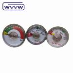 OEM Mini Pressure Gauge 38mm Steel Extinguisher Pressure Gauge