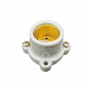 Quality 4A 250V LED Electric Plug Socket E27 Ceramic Lamp Holder wholesale