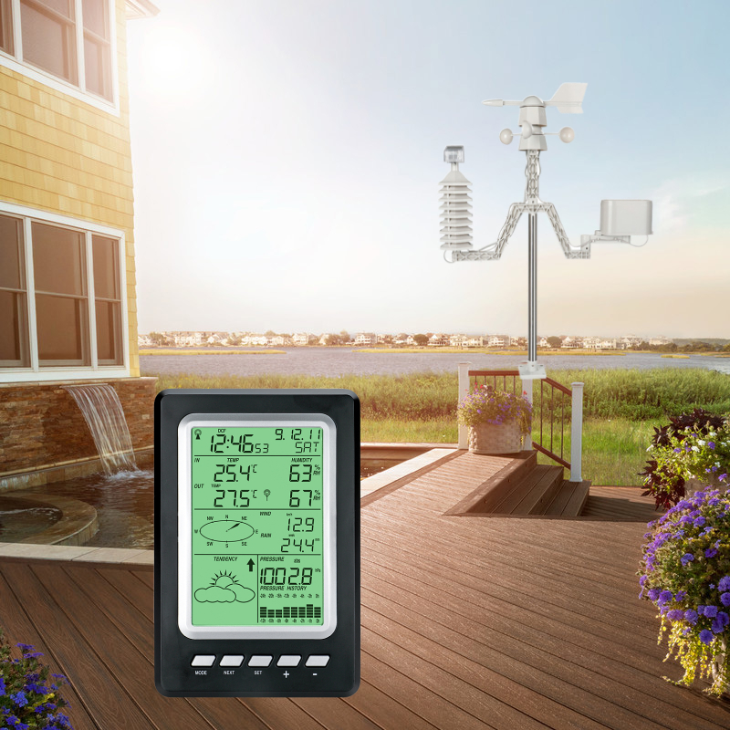 Solar PV Station With Data Logger Automatic Wireless Professional Weather Station