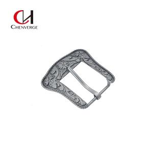 Quality Practical Printing Metal Belt Buckles Nickel Plated Antirust wholesale