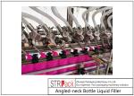 Angled-neck Bottle Liquid Filling Machine Toilet Cleaner Liquid Filler