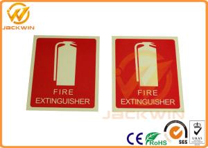 Quality Aluminum / PP Highway Traffic Signs High Reflective Fire Extinguisher for Warning wholesale