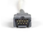 Adult Finger Clip Spo2 Sensor LNCS DCI 1863 9pin Connector 0.9m