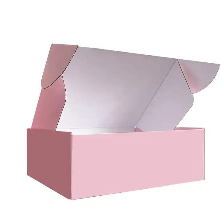 Paperboard Liner Type Customized Corrugated Shipping Mailer Boxes with Custom Logo