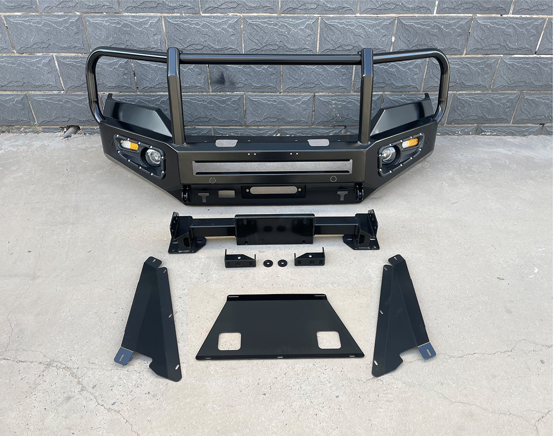 Maxus T60 Pickup Rear Bumper with Tire Carrier and Jerry Can Holder Powder Coating