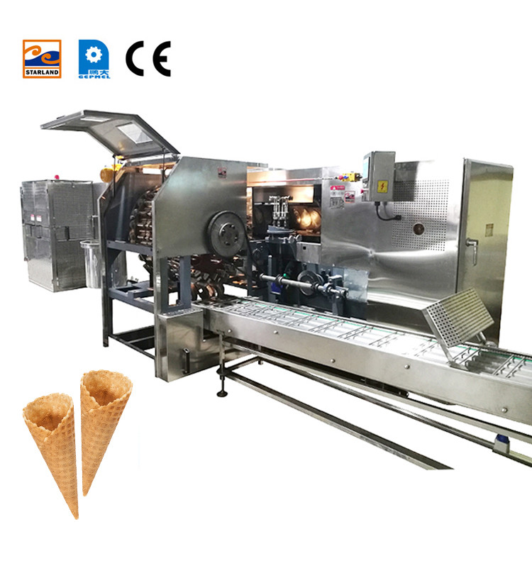 Automatic Two-Color Installation And Debugging Sugar Cone Products Production Equipment.
