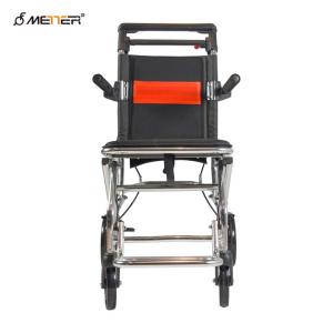 Quality Linkage Brake 100KG Manual Foldable Wheelchair Aluminium wholesale