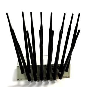 Quality GPS Lojack 70W Mobile Phone Jammer 14 Bands 240VAC UHF VHF GSM 3G 4G 5G wholesale