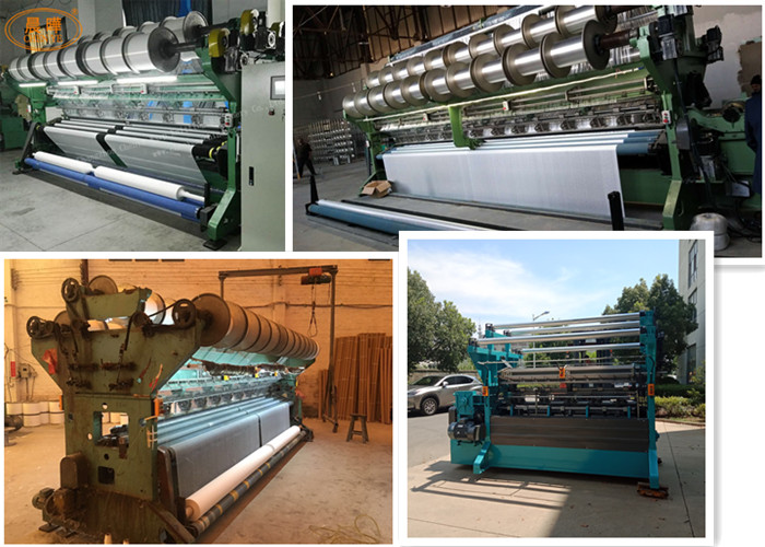 SRCP Open Cam Shade Net Making Machine With Beam / Single Needle Bar