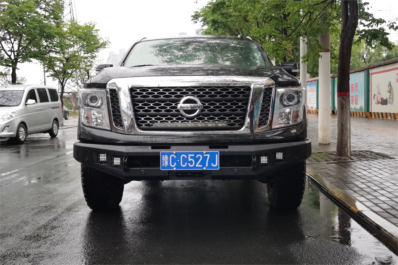 Front Bumper Plate Fit For Nissan Titan 210*66*75CM Off Road Car Parts Accessories