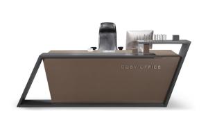 China Business Exhibition Reception Desk Furniture , Wood Reception Desk OEM / ODM on sale