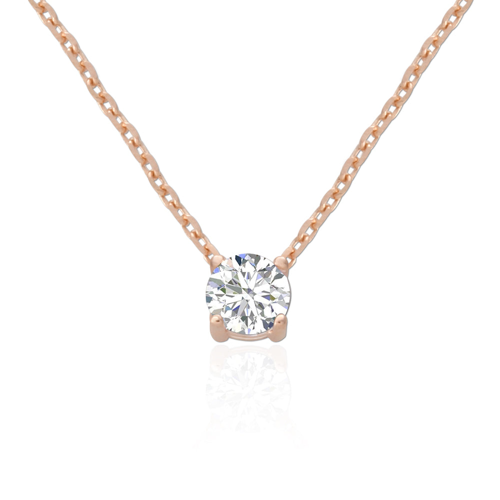 ODM 8mm Sterling Silver Chain Clear CZ 18k Gold Plated Chain