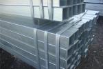 High Toughness Galvanized Steel Square Tubing , Zinc Plating Mild Steel Square