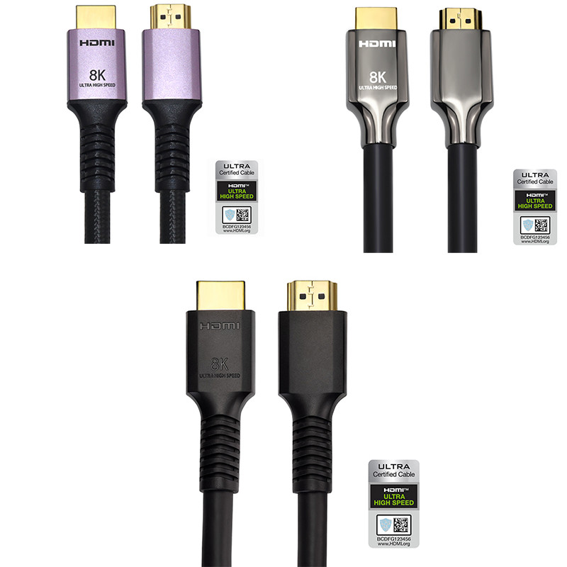 24AWG High speed HDMI Cable 5m aluminum 48G 8K 60HZ 8K Dynamic HDR