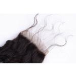 Top Grade Human Hair Extension Lace Closure 4x4 Any Parting Indian Water Wave