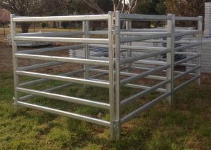 China Galvanized Pipe Fence 1.8x2.1m Welded Wire Horse Panels on sale