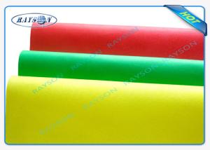 Quality Tessuto Non / SpunBonded Non Woven Fabric Soft Feeling , Nontextile Recyclable wholesale