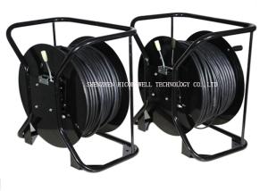 Quality Black Color Hand Fiber Optic Reel , Fiber Cable Reel 500 M To 1000m Length wholesale