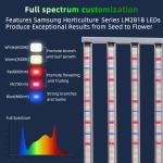 Aluminum Full Spectrum Plant Lamp 1200W LED Growing Lights For Plants Stylish