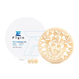 Quality Dental Lab CAD CAM SHT Multilayer Zirconia Ceramic Blocks White Open System 98mm wholesale