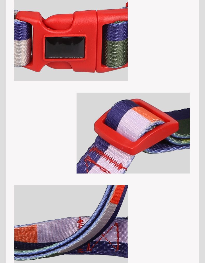 Custom Colors Dog Harness Logo Reflective Reversible Luxury Pet Collars Harness and Leash Set for Extra Large Dogs