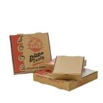 CMYK Offest Printing Corrugated Cardboard Pizza Delivery Box Packaging 15Inch