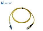 Hybrid Single Mode Fiber Optic Patch Cord , FC - SC FC - LC Fiber Patch Cord