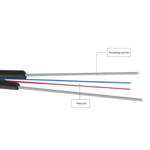 Quality One Core FTTH Drop Cable Indoor 3.0 * 2.0mm Diameter Fiber Optic Cable GJXFH-2B wholesale