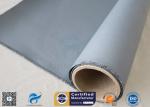 Welding Curtain / Fire Blanket 510g Gray Color 0.45mm Silicone Coated Fiberglass