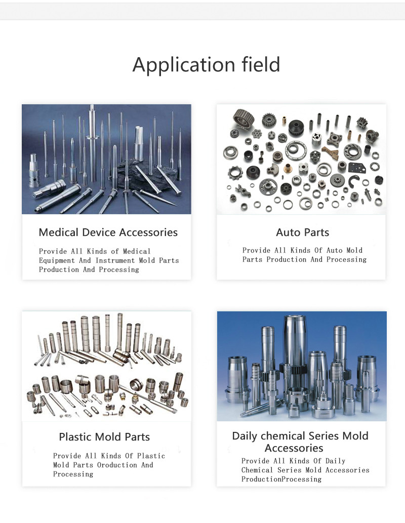 Stavax Tool Steel Injection Molding Parts , Mold Ejector Pins With Groove