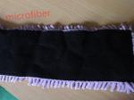 Purple Colorful Microfiber Wet Mop Pads 13*47cm Hair Length 2cm Big Chenille
