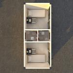 BOX SPACE Light Steel Frame Easy Delivery Detachable Cheap Ready To Ship