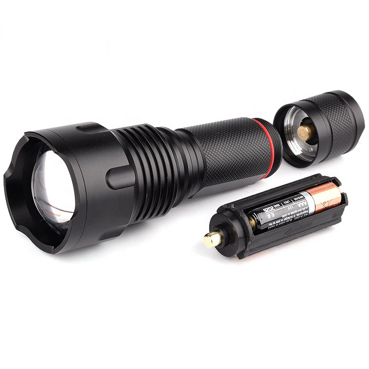 High power rechargeable LED tactical flashlight, 5 modes LED Emergency Flashlight for Police Use
